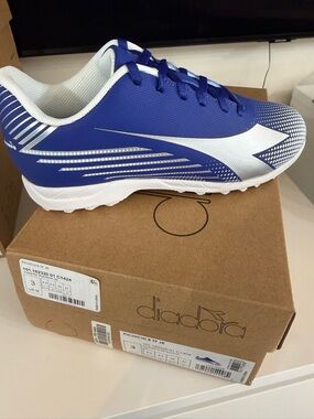 Diadora Kids Sneakers Blue and White